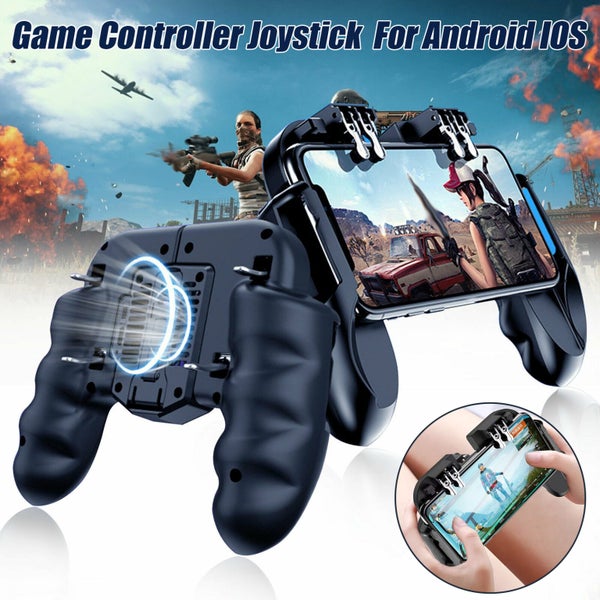 PUBG Mobile Phone Game Controller Gamepad Joystick w/Cooling Fan For Android IOS Carousel 1