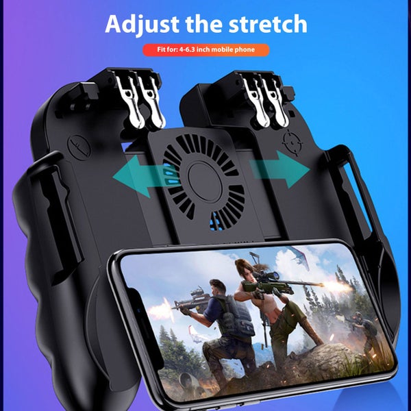 PUBG Mobile Phone Game Controller Gamepad Joystick w/Cooling Fan For Android IOS Carousel 2
