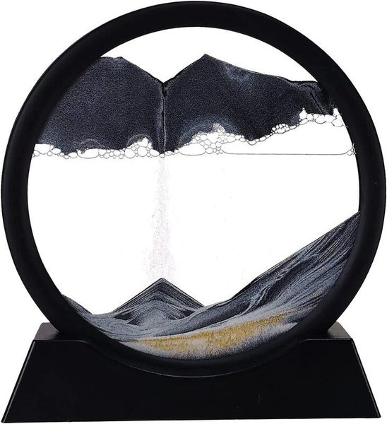 Moving Sand Art Picture Sandscape Glass Frame Home Decor 7inch 3662101 Carousel 2