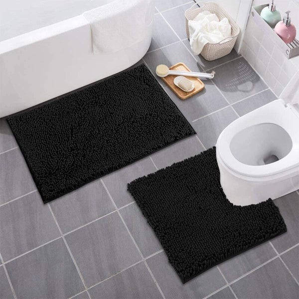 2pcs Bathroom Rug Sets Bath Toliet Mats 2037801 Carousel 1