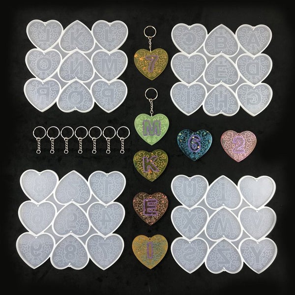 Silicone Keychain Molds Resin Moulds I1283WT0 Carousel 2