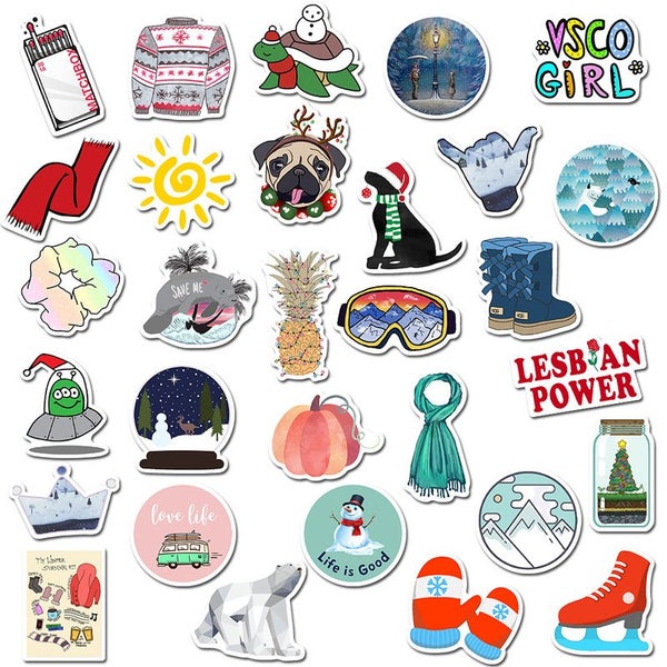 50pcs Sticker Stickers I1220DB0 Carousel 1