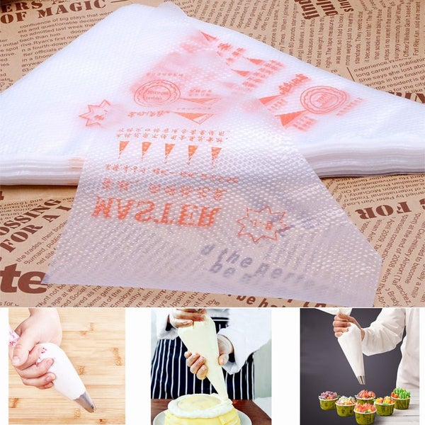 100pcs Icing Piping Bags L I1005WT3 Carousel 2