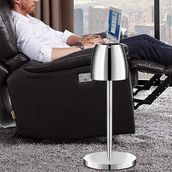 Portable Adjustable Telescopic Standing Stainless Steel Floor Standing Ashtray Carousel 5
