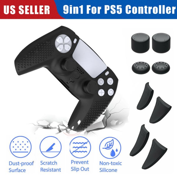 PS5 Controller Silicone Case + Thumb Grip Cover + Trigger Extenders Carousel 1