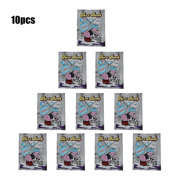 10 Pieces Smelly Fart Bomb Bag Fool Toy Novelty Prank Someone Stink Exploding Carousel 2