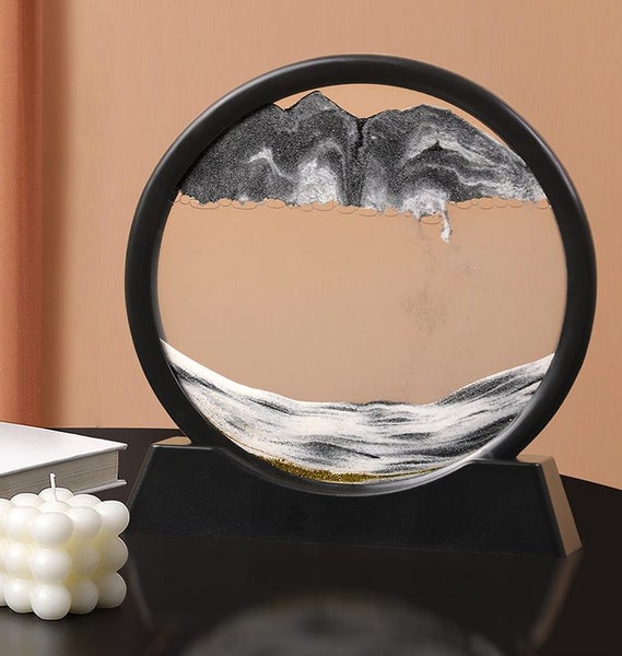 Moving Sand Art Picture Sandscape Glass Frame Home Decor 7inch 3662101 Carousel 10