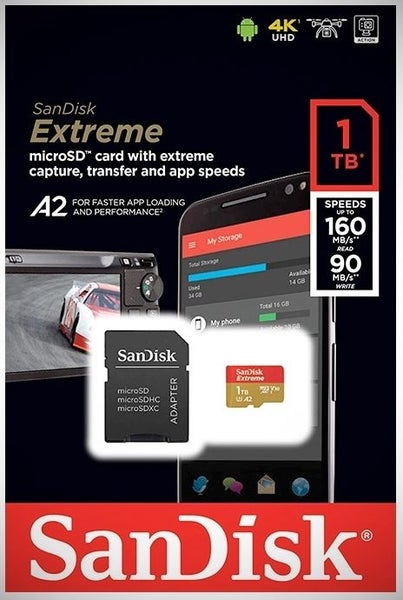 SanDisk Extreme 1TB Micro SD Card SDXC UHS-I Action Camera GoPro Memory Card Carousel 2