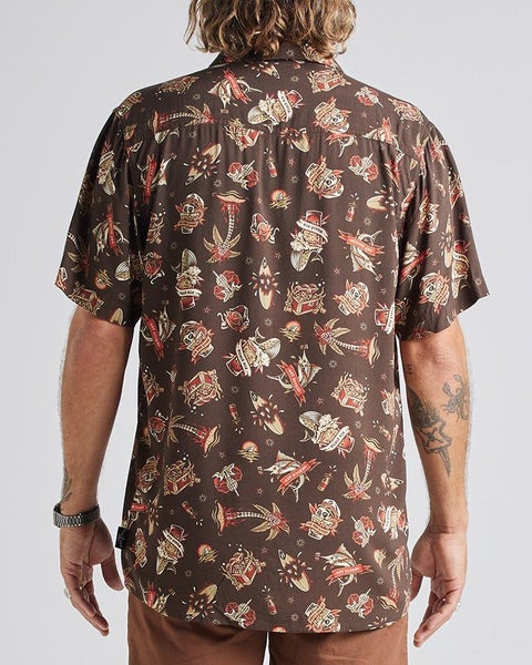 The Mad Hueys Hueys Tattoo Woven Shirt Carousel 2