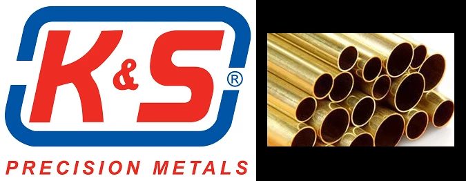 K&S 8129 Round Brass Tube 3/16 OD x 0.014 x 12" - 1 Length Carousel 1