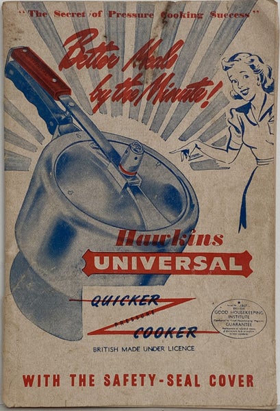 VINTAGE COOK BOOK: Hawkins Universal Cooker c 1940s Carousel 1