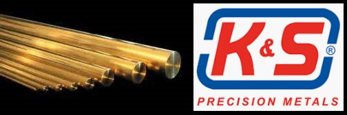 K&S 8162 Round Brass Rod 1/16 x 12" - 3 Lengths Carousel 1