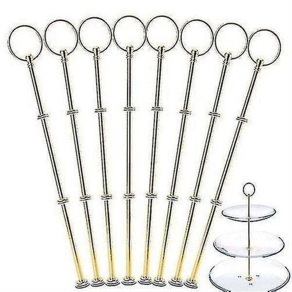 8 Sets 2 Or 3 Tier Cake Plate Stand Handle Fittings Gold Plate Stands For Tea Sh Carousel 1