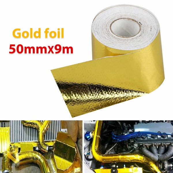 Gold Intake Heat Reflective Tape Wrap Self-adhesive High Temperature Carousel 1