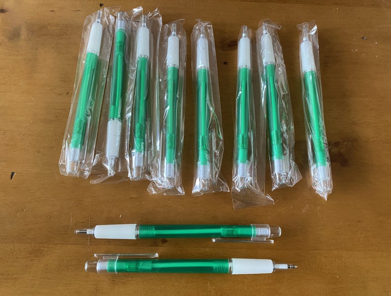 PENS BULK 10 BLACK INK PENS RETRACTABLE BALLPOINT PEN 10 PIECES $1 RESERVE Carousel 2