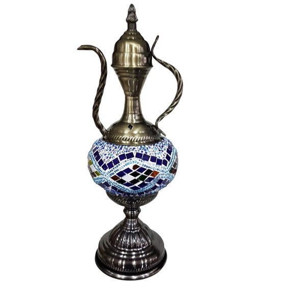 Turkish Mosaic Teapot Lamp - TL9 Carousel 3