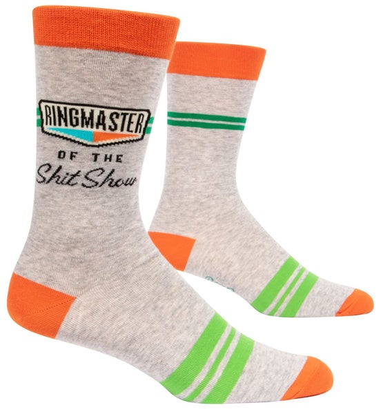 Ringmaster of the Shit Show Men's Socks Carousel 1