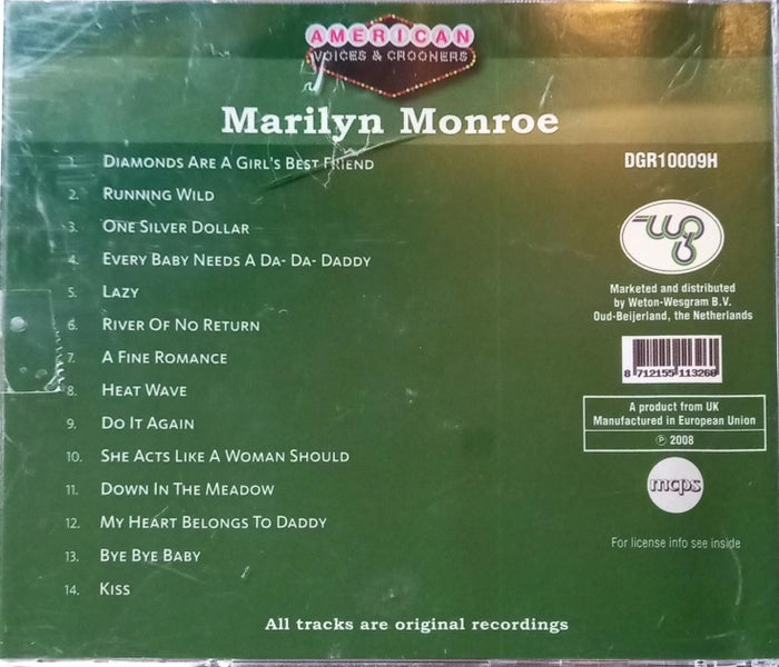 Marilyn Monroe (CD) Carousel 2