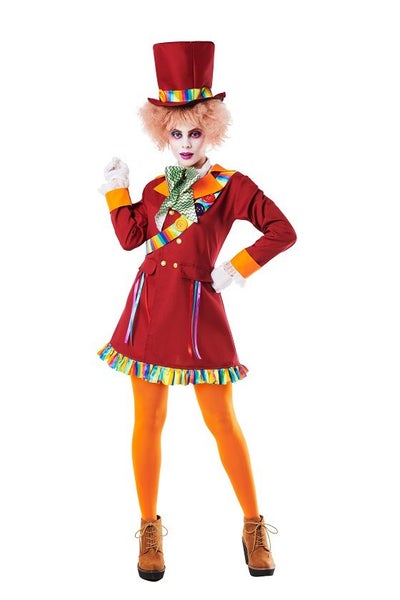 MAD HATTER COSTUME WOMENS OSFM Carousel 1