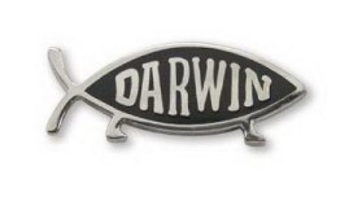 Darwin Fish Lapel Pin Carousel 1