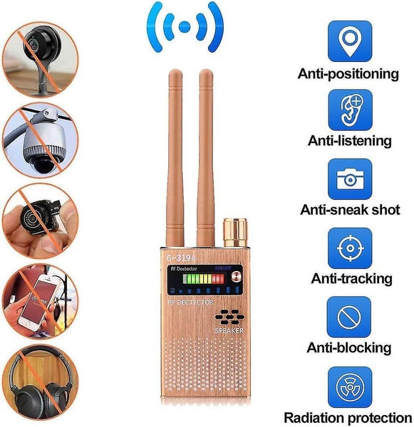 Anti-Spy Signal Bug Detector Spy Camera Wireless Signal Detector GPS Signal Carousel 2