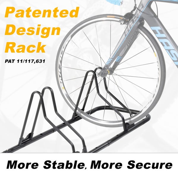 5 Bike Floor Parking Rack Storage Stand Bicycle Carousel 2