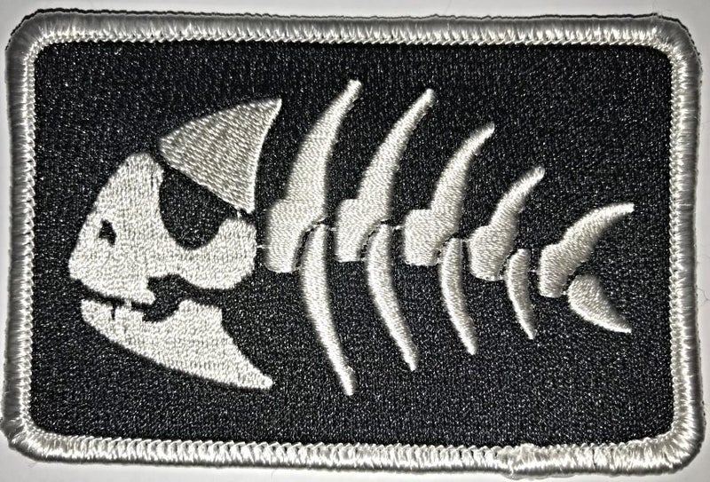 Pirate Jolly Fish Iron On Patch Carousel 1