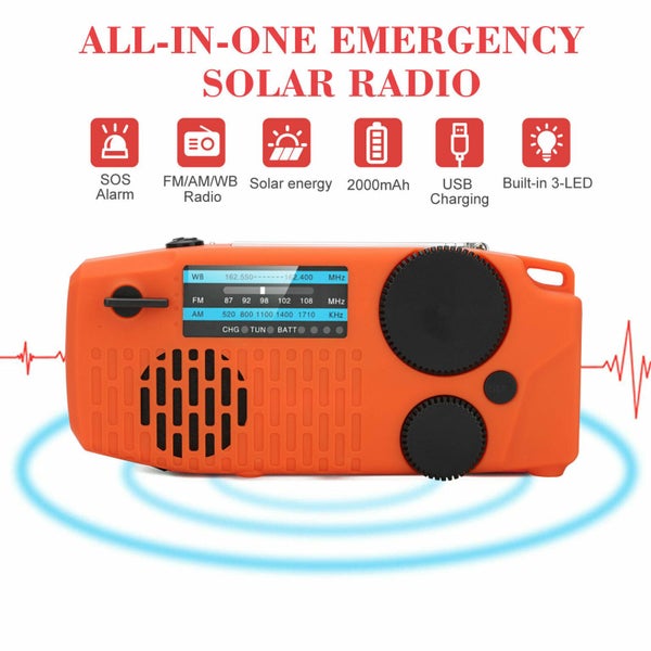 Solar Camping Radio Flashlight Carousel 2