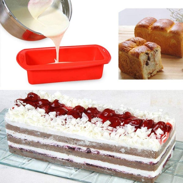 Rectangular Square Silicone Pans for Bread Cake Deep Baking Carousel 2