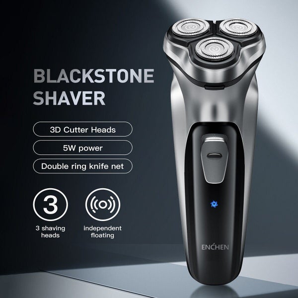 Rotary Shaver for Men 3D Floating Blade Washable Type-C USB Rechargeable Shaving Carousel 1