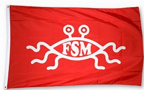 Large Flying Spaghetti Monster flag Carousel 1
