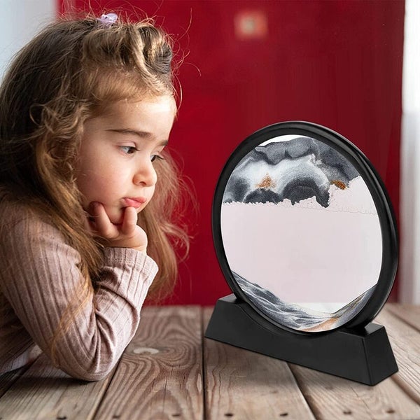 3D Moving Sand Art Picture Glass Sandscape in Motion Display Sand S 3662101 Carousel 2