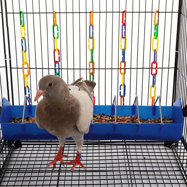 Chicken Bird Pigeon Feeder Cage Food Dispenser 2032209 Carousel 8
