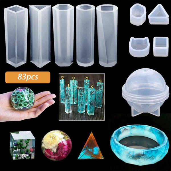 Resin Casting Silicone Molds Epoxy Spoon Kit Jewelry Making Pendant Craft Carousel 1
