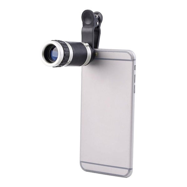 Universal 8-18x Zoom Optical Mobile Phone Telescope Telephoto Camera Len+clip Carousel 1