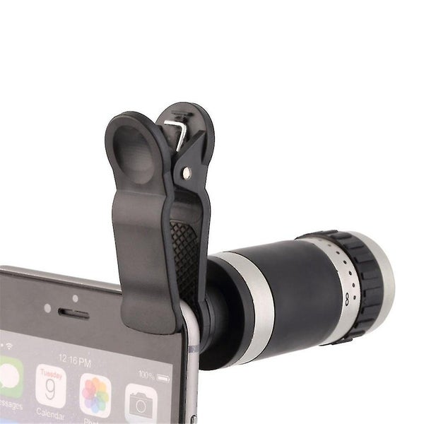 Universal 8-18x Zoom Optical Mobile Phone Telescope Telephoto Camera Len+clip Carousel 2