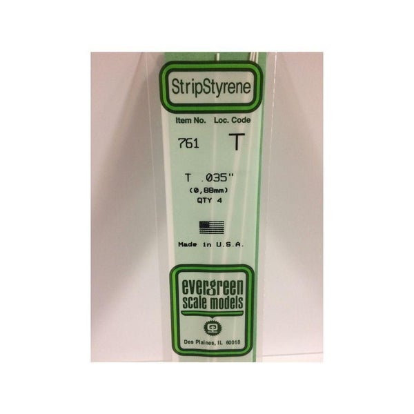 Evergreen 14In White Polyst. T Shape 0.88Mm (4) Carousel 3