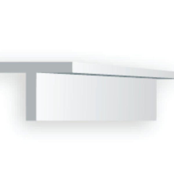 Evergreen 14In White Polyst. T Shape 0.88Mm (4) Carousel 1