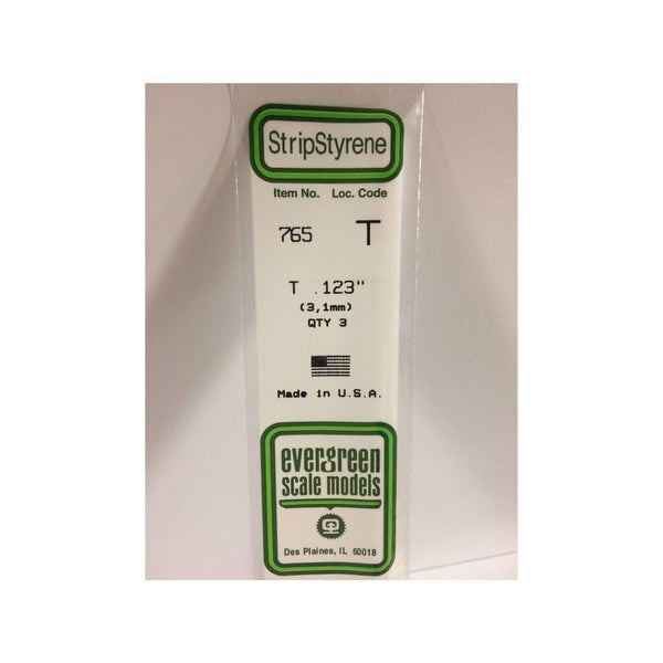 Evergreen 14In White Polyst. T Shape 3.10Mm (3) Carousel 3
