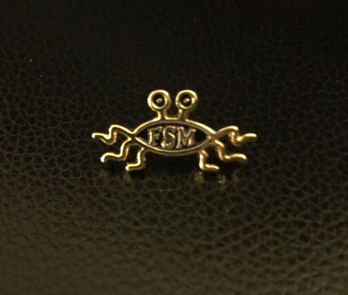 Flying Spaghetti Monster lapel pin Carousel 2