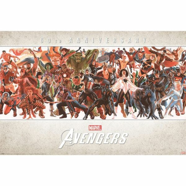 Avengers Poster 60th Anniversary 259 Carousel 1