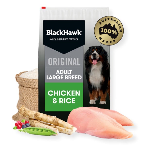 Black Hawk Chicken Large Breed Adult Dry Dog Food 20kg Carousel 1