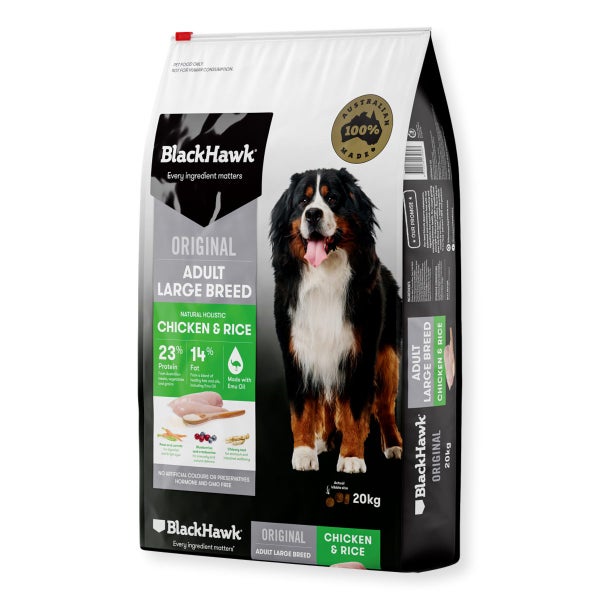 Black Hawk Chicken Large Breed Adult Dry Dog Food 20kg Carousel 2
