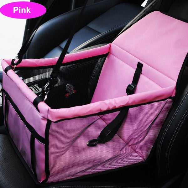 Waterproof Pet Cat Dog Car Seat Cover - Pink Premium Carousel 1