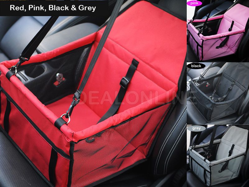 Waterproof Pet Cat Dog Car Seat Cover - Pink Premium Carousel 2