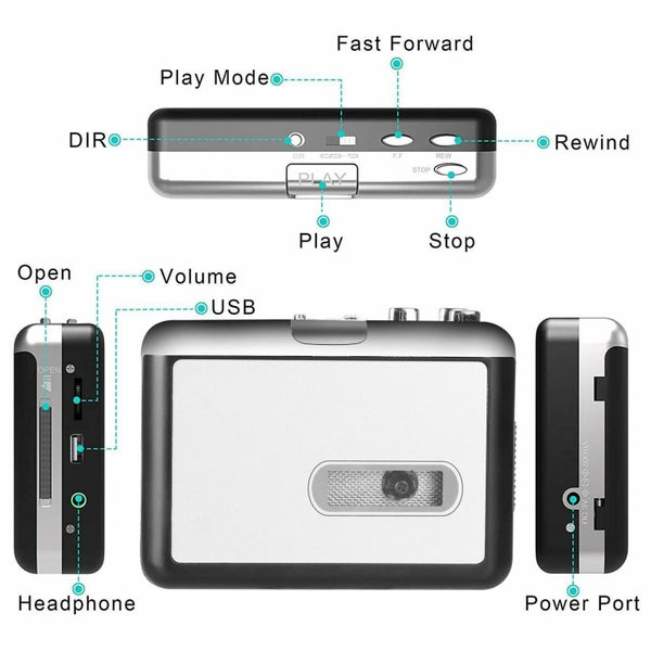 USB Cassette Capture Carousel 2