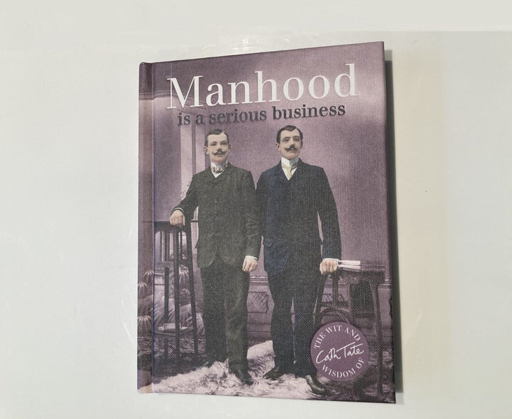Manhood, Cath Tate's wry & fun meme humour, great gift, brand new, hardback64674161778817110