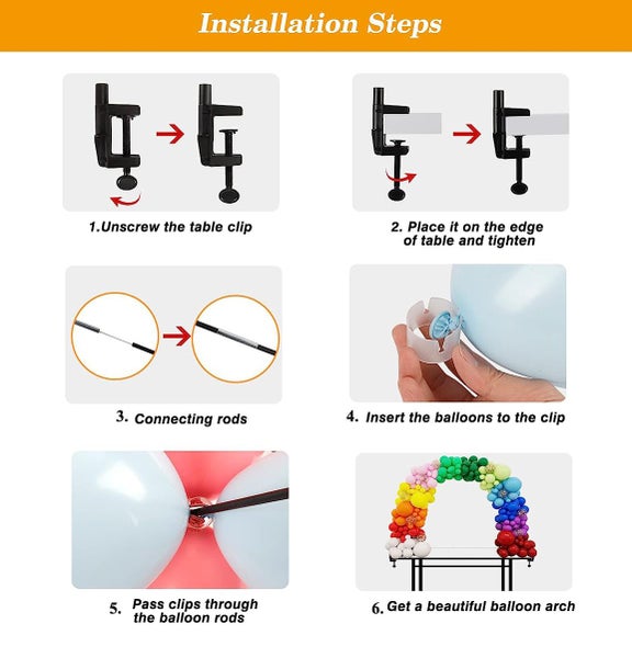 Table Balloon Arch Party Decor Display - Brand New NZ Stock Carousel 7