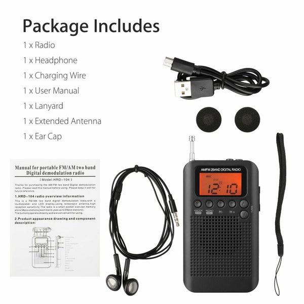 Am Fm Radio Portable Radio Tabletop Radio Pocket Radios Carousel 9