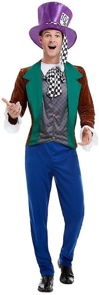 Mens Mad Hatter Costume Assorted Sizes Carousel 1